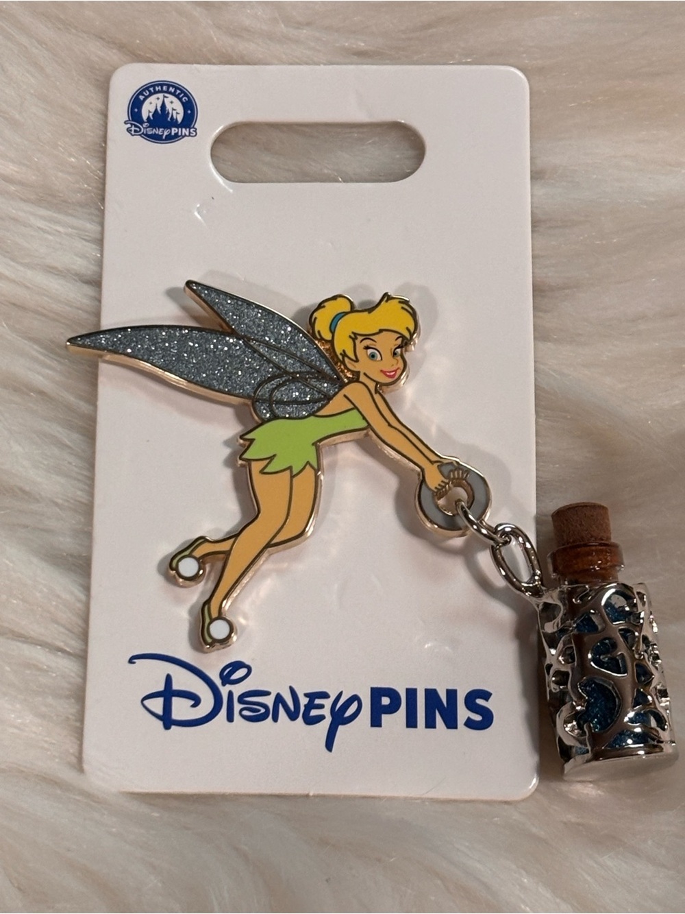 Disney Parks 2022 Tinker Bell Tinkerbell Vial Magic Pixie Dust Dangle Pin